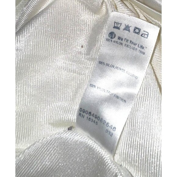 Vintage Vassarette White Nylon Half Slip With Floral Lace Hem Size 2XL 100% Nylo - Picture 6 of 6